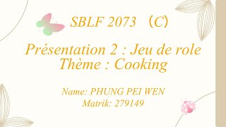 Sblf2073, Phung Pei Wen, 279149 & C