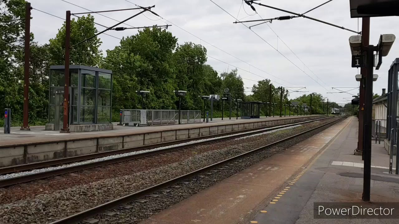 IC4 gennemkørsel med ICL 54257 til Århus på Borup st den 4.6 2020