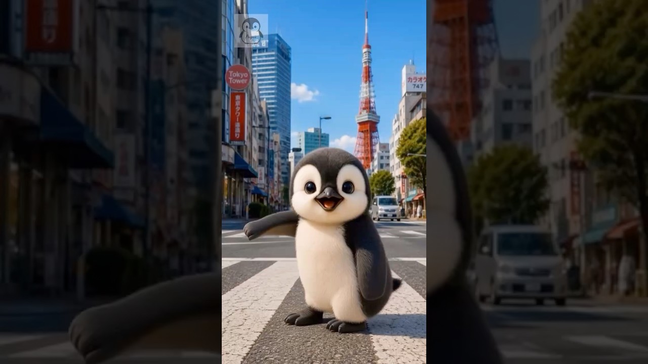 かわいいペンギンの赤ちゃん #shorts #かわいい #animal #baby #penguin #cute #adorable #pets #love