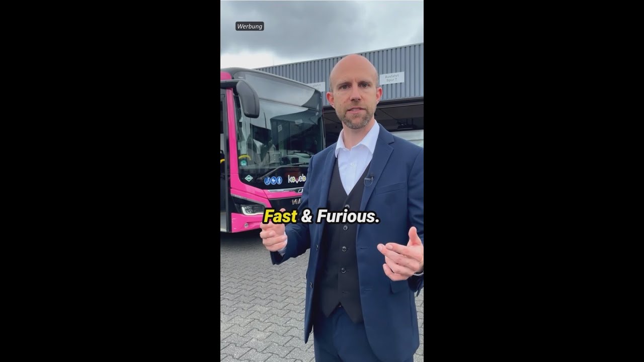 Fast & Furious - Marc Holzheimer fährt mit der koveb Bus in Koblenz