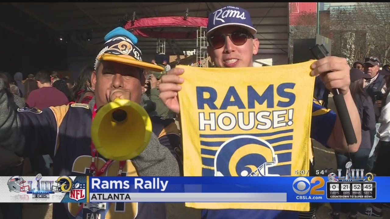 Rams Hold Pre-Super Bowl Rally In Atlanta