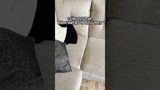Cómo quitar las manchas de los sillones