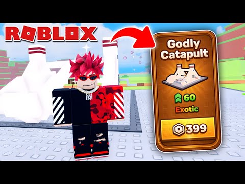 ผมโยนผลไม้ได้ไกลที่สุดด้วยปืนใหญ่ดีที่สุด Launch A Fruit Roblox