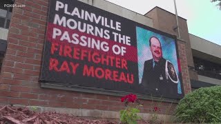 Community gathers to honor fallen Plainville firefighter at emotional wake