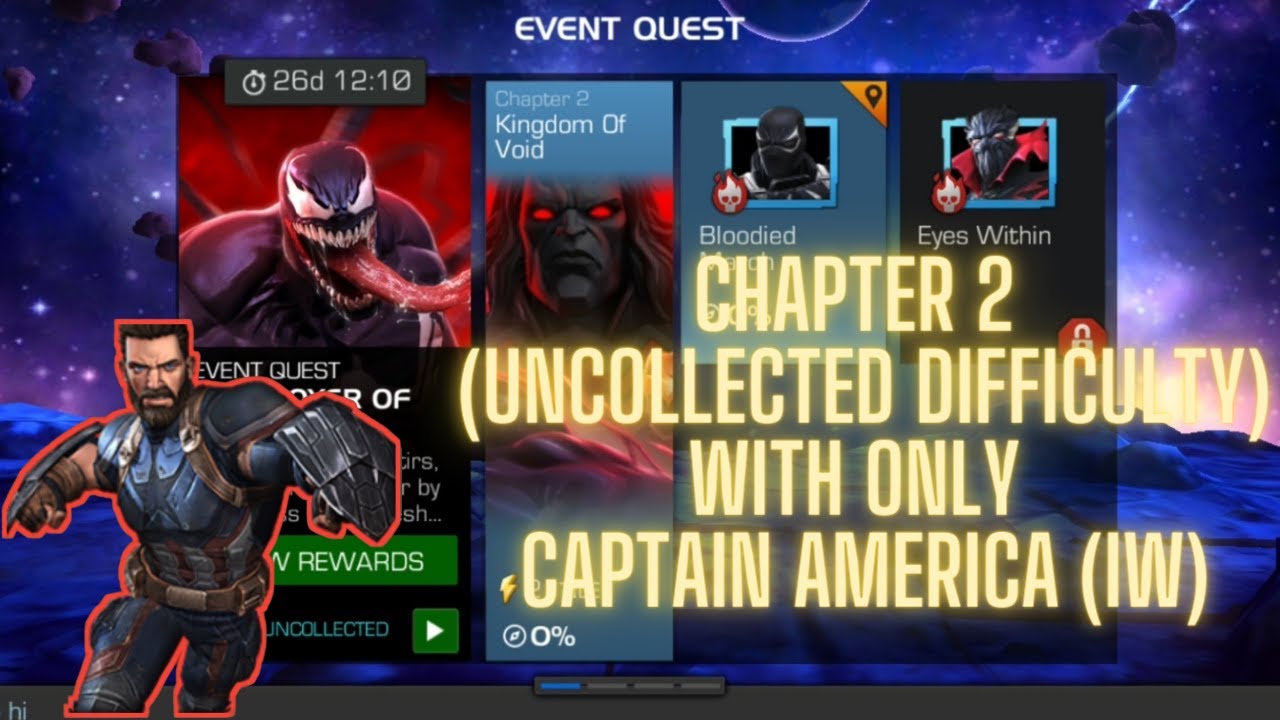 DESTROYER OF LIGHT | UNCOLLECTED DIFFICULTY | CHAPTER 2 | WITH ONLY CAPTAIN AMERICA (IW) | MCOC