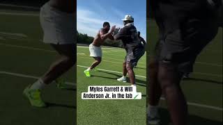 QBs beware of Myles Garrett & Will Anderson Jr. 😤