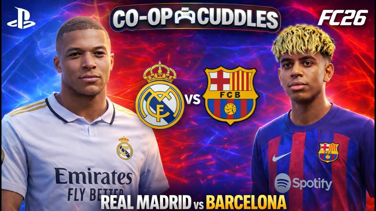 El Clásico on EA FC 26 | Real Madrid vs Barcelona I PS5 4K Gameplay