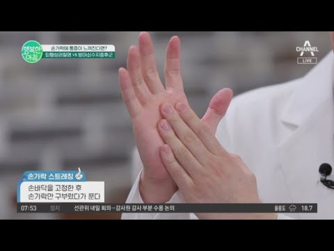 손가락 마디에 통증이 있다면 퇴행성 관절염을 의심해보세요! 손가락을 과도하게 사용하면 안되는 이유 | 행복한 아침 1117 회
