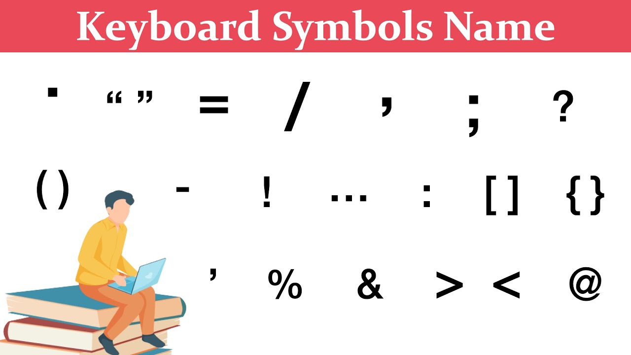 Keyboard Symbols And Punctuation Marks