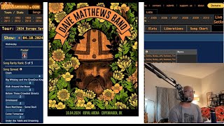 Dave Matthews Band 4/10/2024 Royal Arena Copenhagen, DNK Post Show Stream