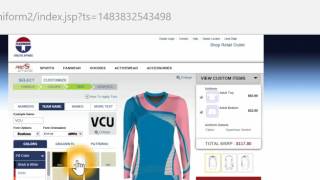 Sublimation Cheerleading Design  VCU
