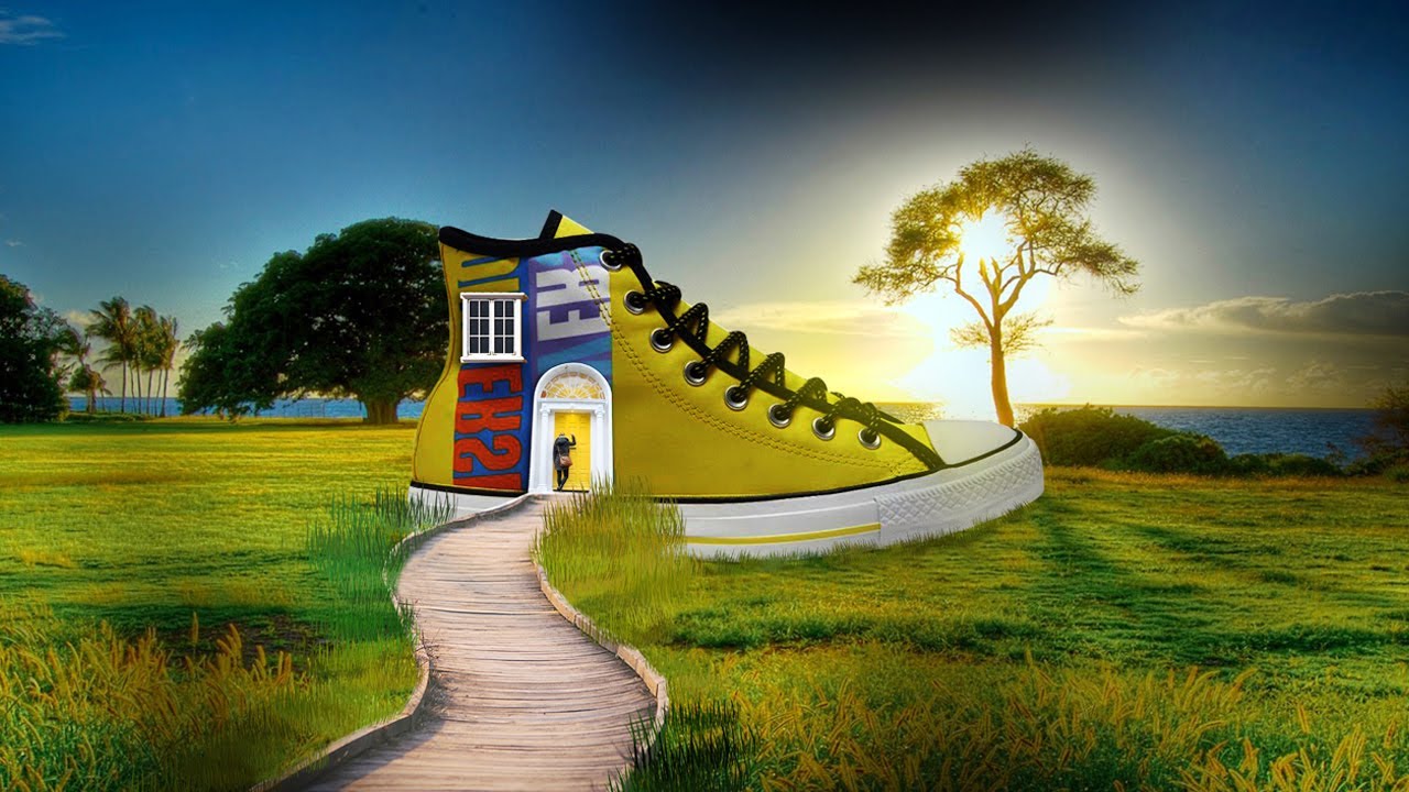 My Shoe House Manipulation Tutorial Compositing YouTube