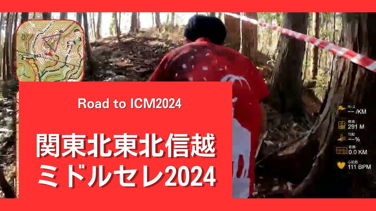 【Orienteering in Japan】#36 関東・北東・北信越学連ミドルセレ2024 MsC1 矢板高塩 / ICM2024 selection
