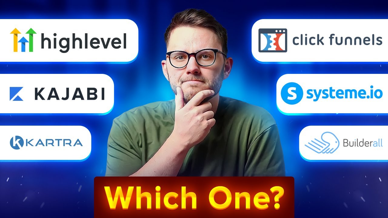 Top 6 Best Marketing Softwares Compared 2025: Clickfunnels, Kartra, Kajabi, Builderall, Systeme, GHL