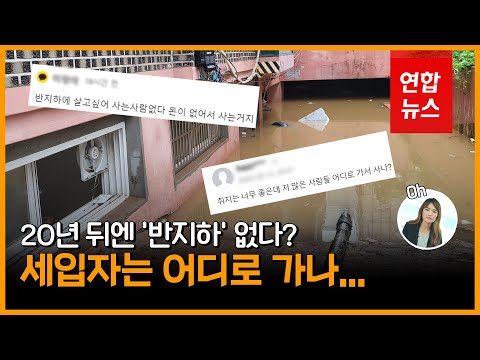 [틈뉴스] 반지하 없애면 세입자는 어디로 가나요   / 연합뉴스 (Yonhapnews)