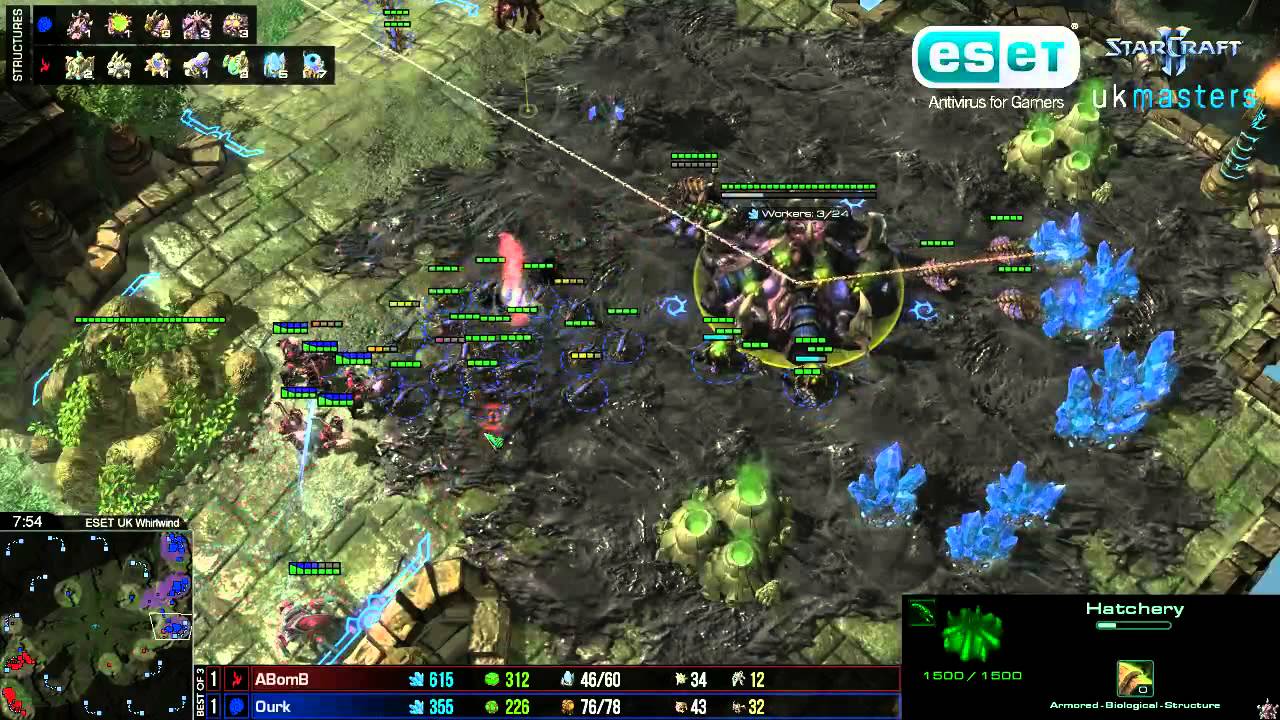 [P] ABomb vs. Ourk [Z] Game 3 - ESET UK Masters Qualifier #3