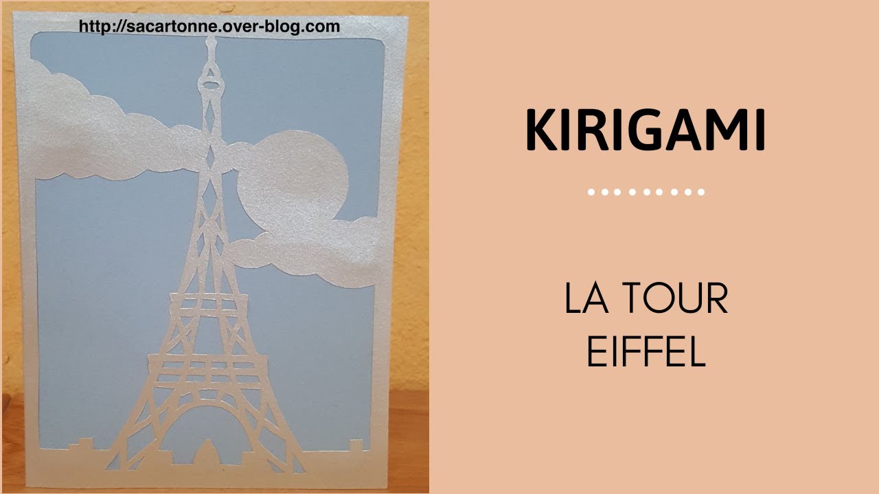 KIRIGAMI GRATUIT TOUR EIFFEL - YouTube