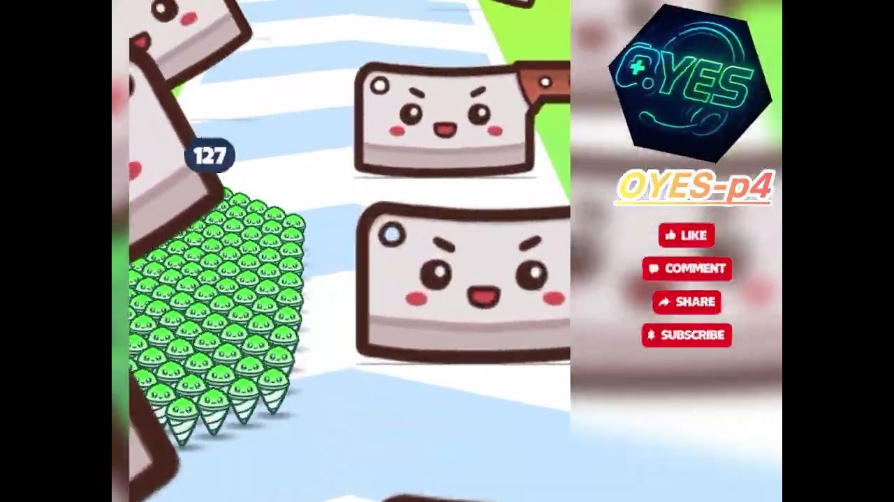 FOOD RUN - Level Up Fruits (Gameplay Mobile, Math Foods Run) 