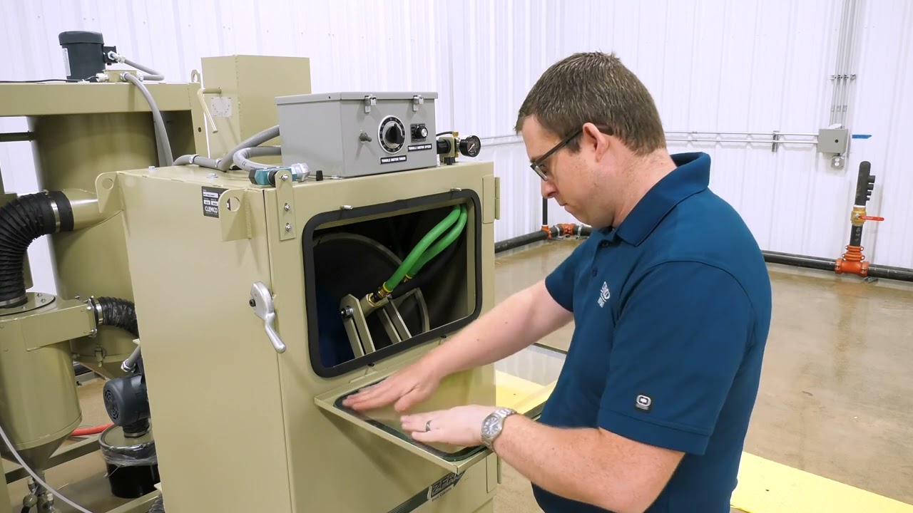 FVV 3 0631 4 Gallon Tumble Blast Cabinet Setup Guide