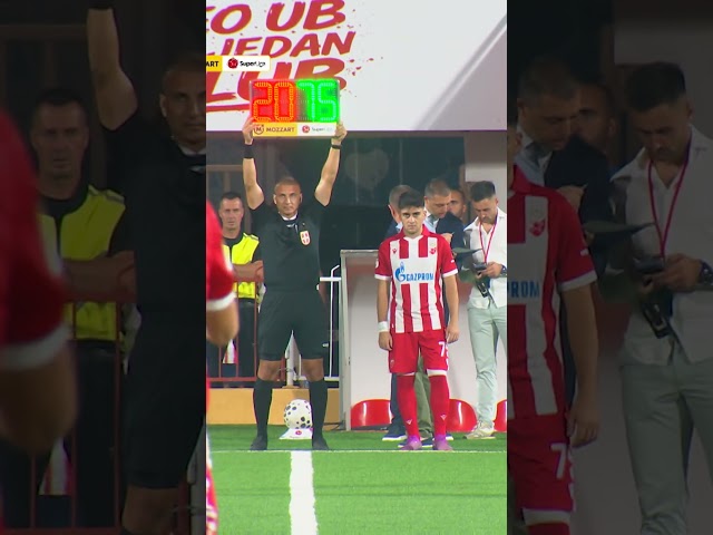 Ponovni "debi" Mihaila Ristića u crveno-belom dresu | Zemun - Crvena zvezda | 30.08.2026.