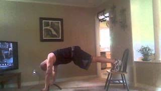P90X - Chest, Back, and AbRipperX - Decline Pushups