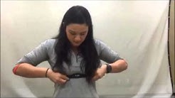 How to put on a heart rate monitor!