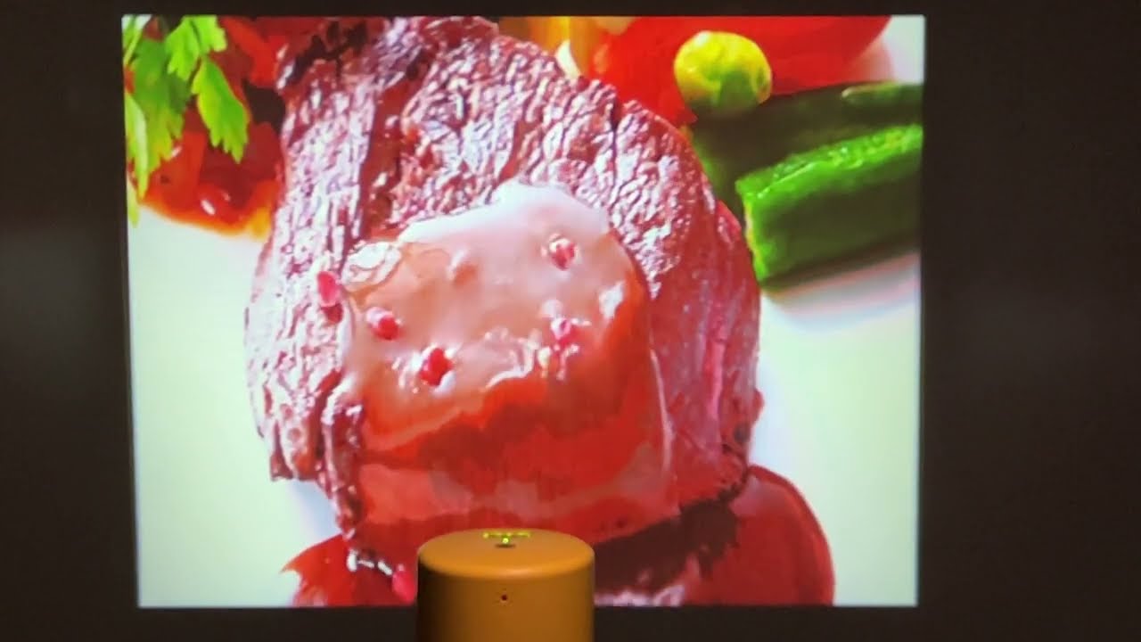 T400 480*360 mini projector video effect