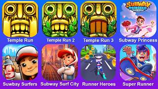 Temple Run,Temple Run 2,Temple Run 3,Subway Princess,Subway Surf,Subway Surf City,Runner Heroes screenshot 3
