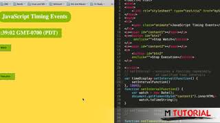 Tutorial JavaScript for beginners #54   Timing Events # M Tutorial