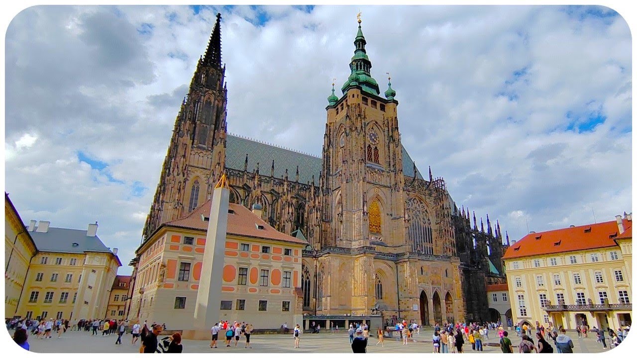 St. Vitus Cathedral in Prague, Czechia 4K