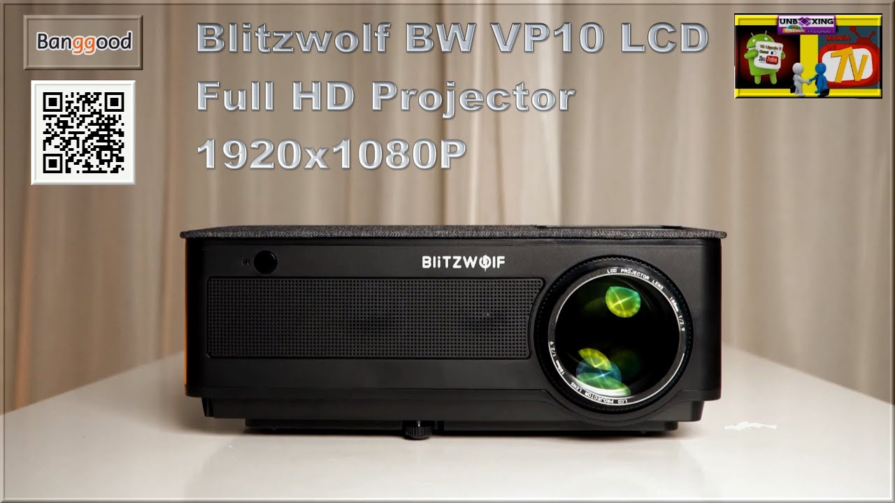 Conheça: Blitzwolf BW VP10 LCD Full HD Projector 1920x1080P