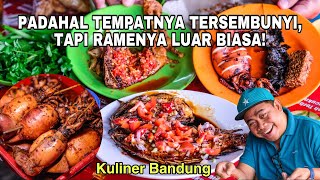 WARUNG SUNDA LOKASI NYEMPIL TAPI RAMAI SEKALI | WARUNG INUL DAGO #kulinerbandung