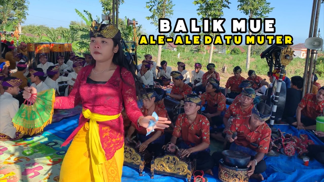 BALIK MUE ALE-ALE DATU MUTER SEJAGAT MONTONG BUNE LIVE PENAMBONG
