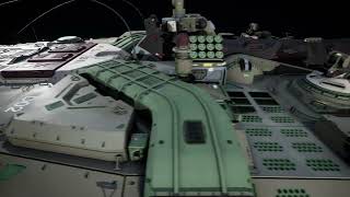 Sci-fi main battle tank, close shots screenshot 3