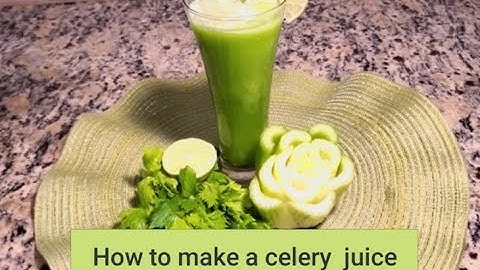 How to make Celery Juice in Nutribullet Blender / Healthy Juice for skin, joint pain and Weight Loss
