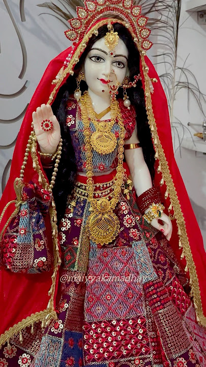 Radha rani meri hain🪷❤️ #radheradhe #krishna #shringar