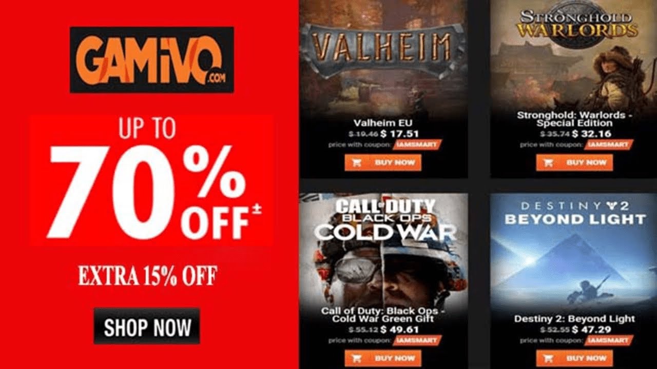 Gamivo Coupon Codes ✅ Gamivo Discount Code