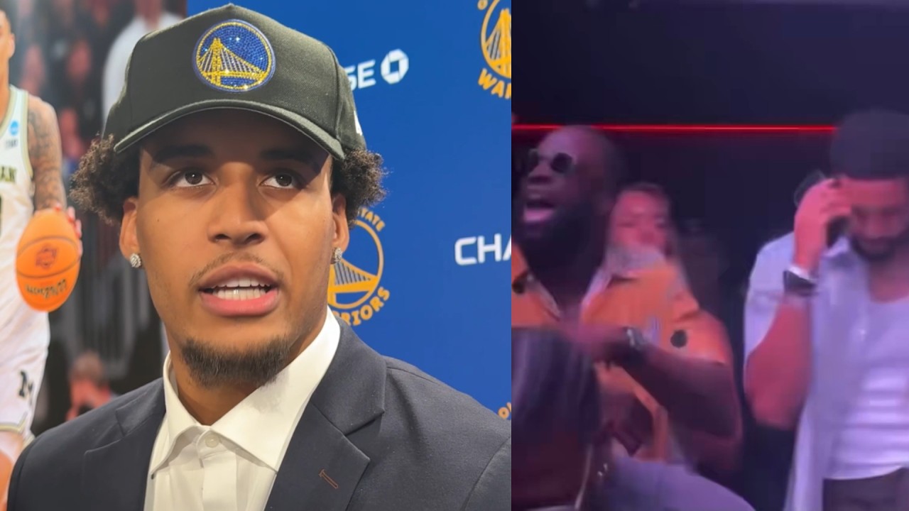 Yaxel Lendeborg says Draymond hasn't responded to him while partying with Jayson Tatum 😂