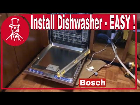 How to Install a Dishwasher  -  Bosch 800 series - 40 db