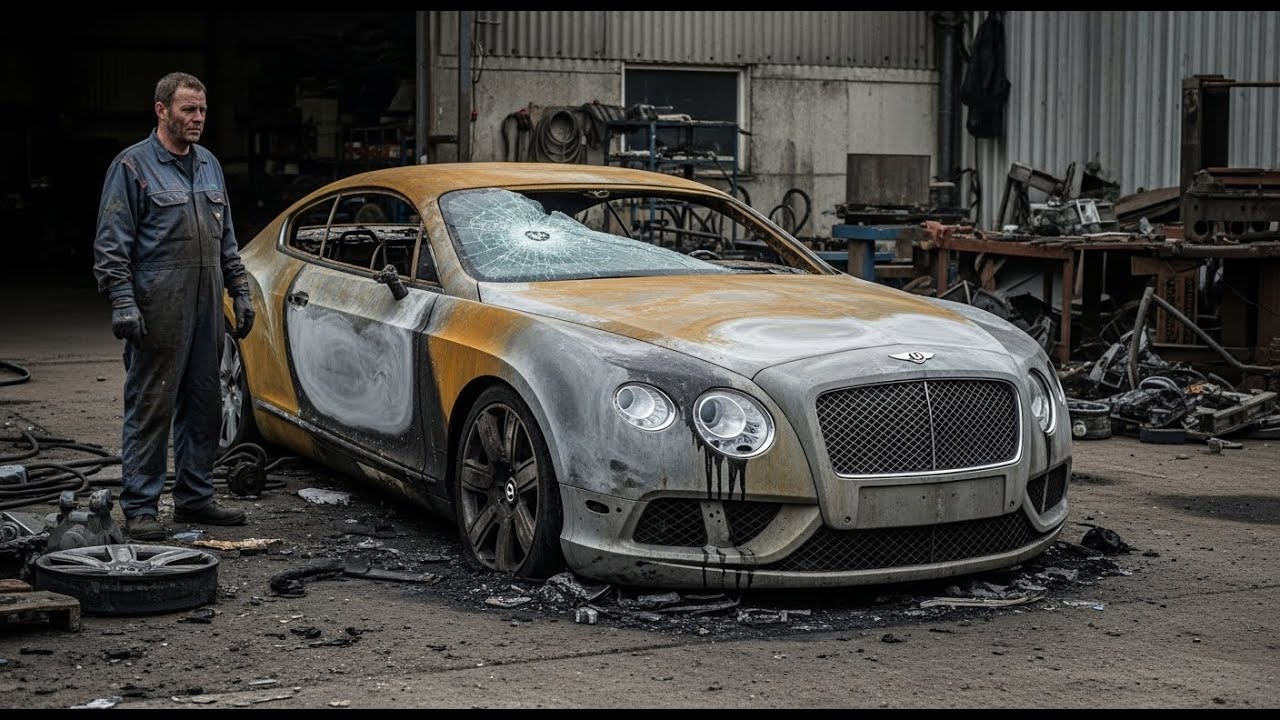 ASMR Car Restoration! Full Restoration of 2014 Bentley Continental After Burnt Condition