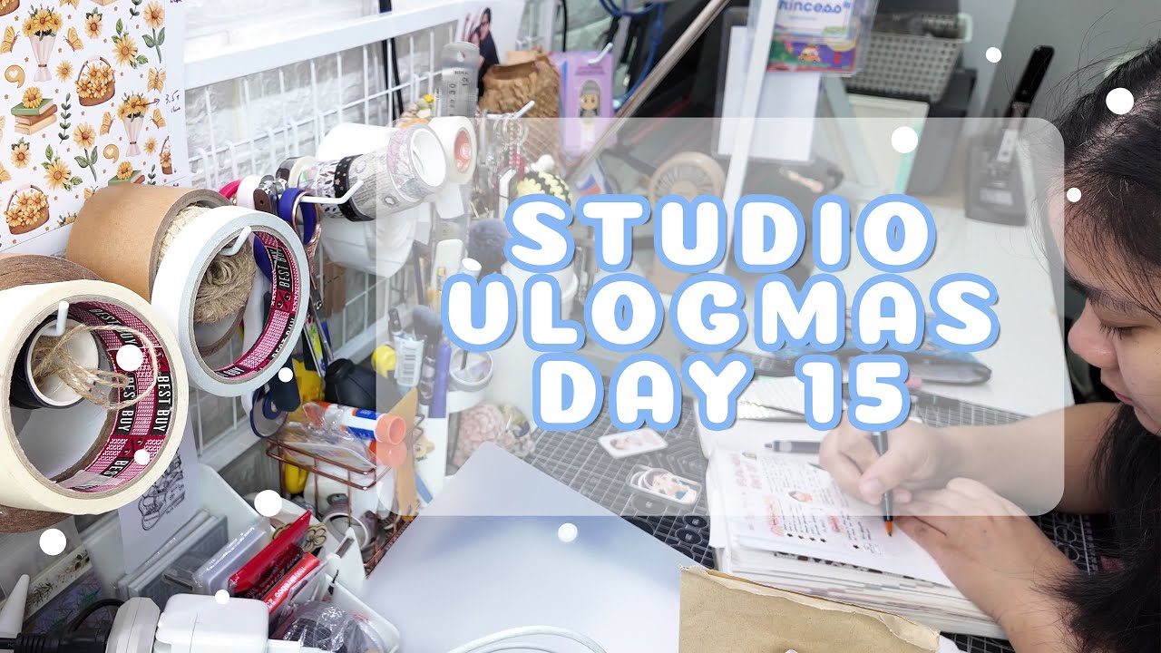 STUDIO VLOGMAS DAY 15: Studio Clean Up, 2025 Recap and More