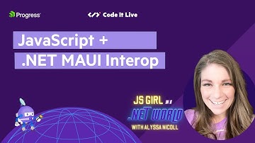 JS Girl in a .NET World: JavaScript Plus .NET MAUI Interop