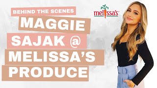 Behind the Scenes with Maggie Sajak | Melissa's Produce Tour