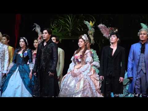 160311 살리에르 커튼콜 - 정상윤, 조형균, 박유덕 페어 막공
