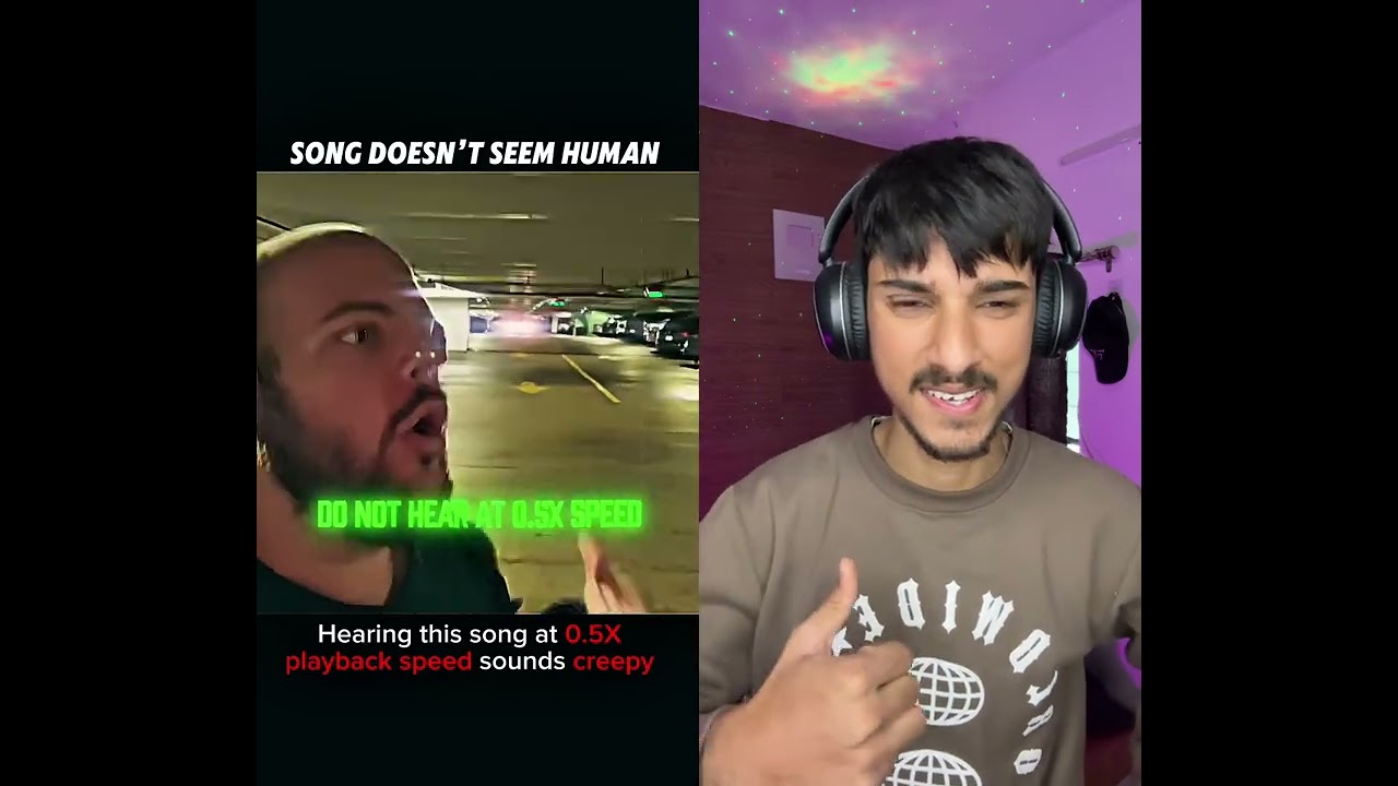 Не включайте скорость 0,5X 😱😱 это жутко 