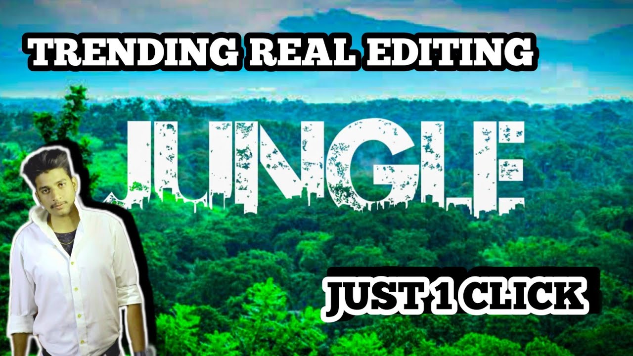 Viral jungle name real editing tutorial.🔥 instagram trending real