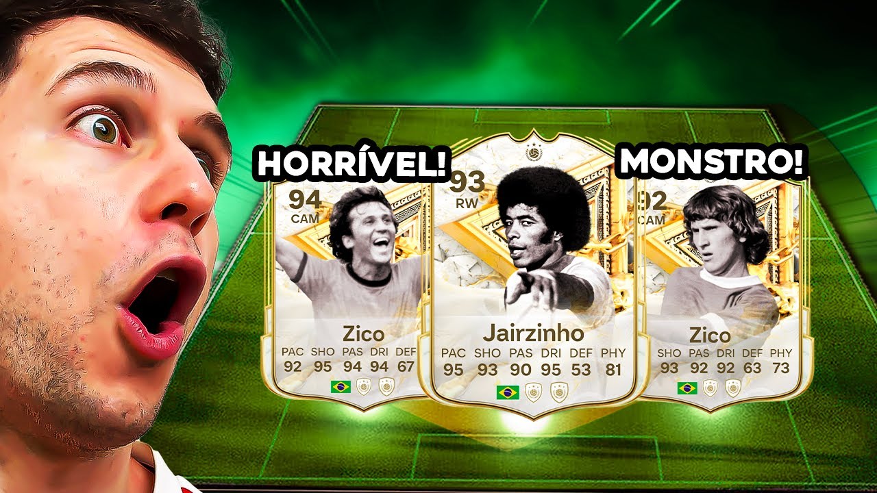 WL TESTANDO AS NOVAS CARTAS DO BRASIL 🔥🔥 ZICO DME E CIA! EA FC 25 ULTIMATE TEAM BR
