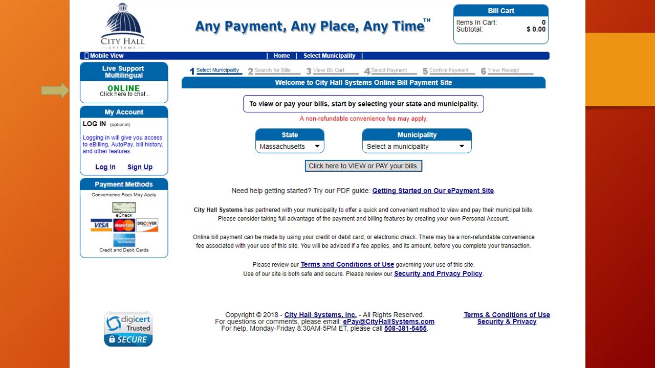 Yarmouth How To Paying a Personal Property Tax Bill YouTube