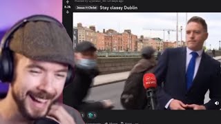 Jacksepticeye Reacts To The Funniest Irish News Report