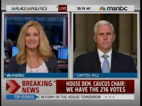 Pence On MSNBC: "I believe we can turn this thing ...